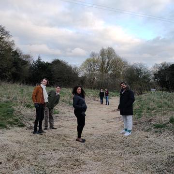 Spring retreat walk